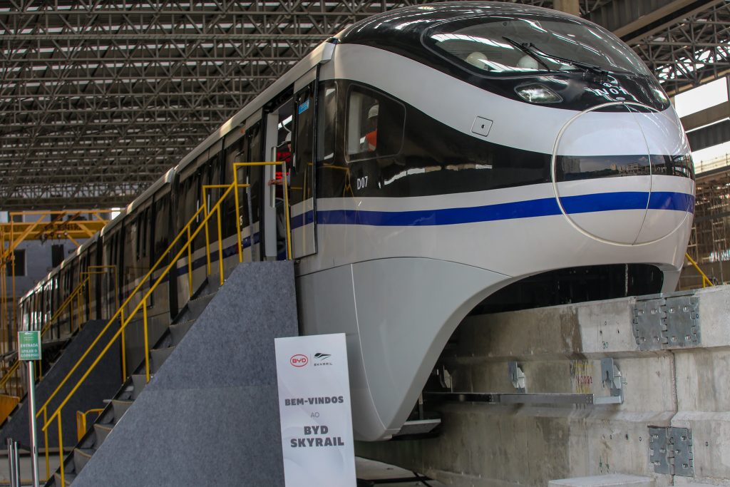 Linha 17-Ouro do Metrô de SP avança com testes em vias operacionais